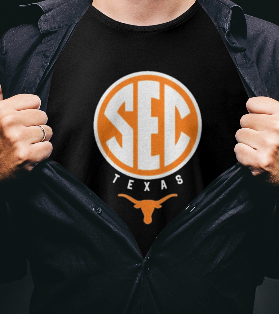 SEC Texas Longhorns Logo Texas Longhorn T-Shirt