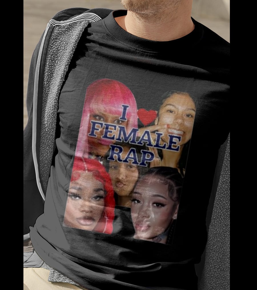 Nrth West Is My Spirit Animal I Love Female Rap Montage T-Shirt