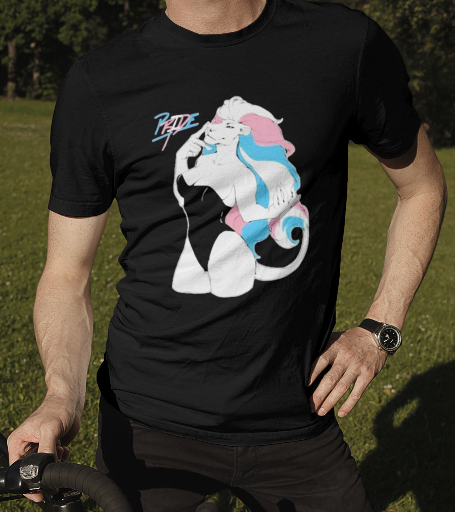 Pride Lioness Trans Flag Colors T-Shirt