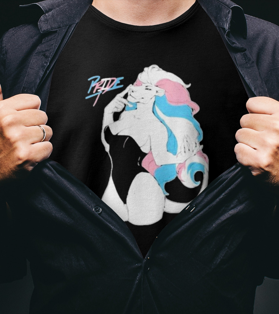 Pride Lioness Trans Flag Colors T-Shirt