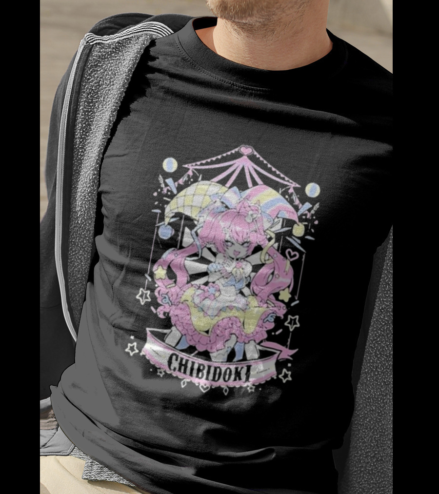 Chibidoki Pastel Circus Jester Kawaii Aesthetic T-Shirt