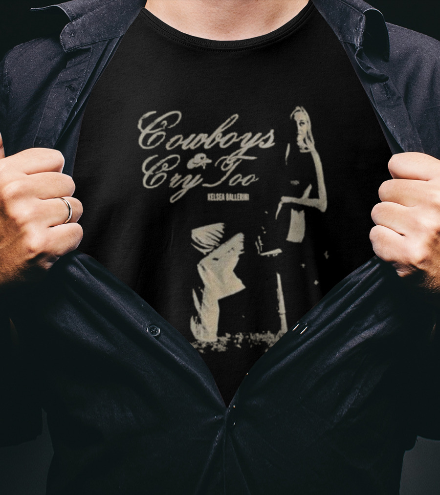 Cowboys Cry Too Kelsea Ballerini Face T-Shirt