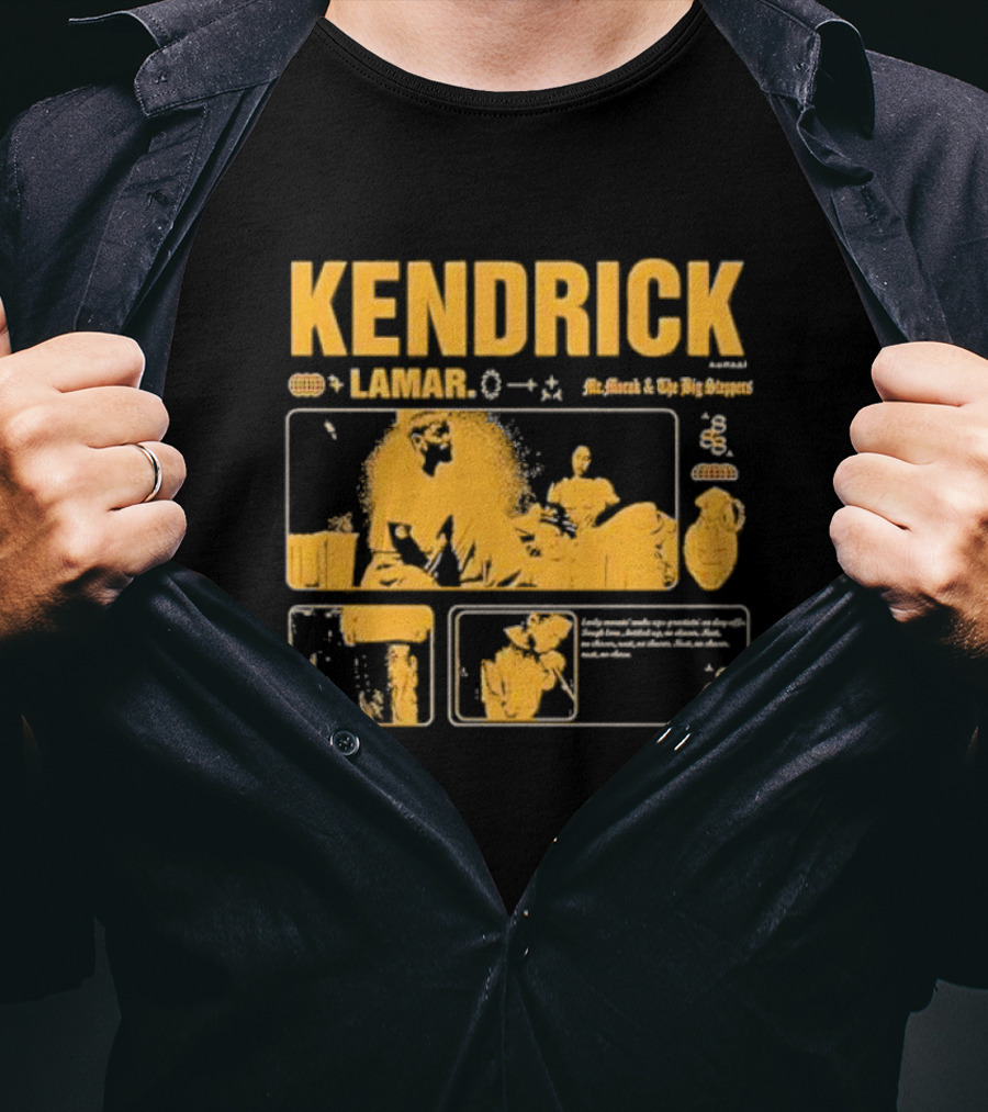 Kendrick Lamar Mr Morale And The Big Steppers Album Cover Graphic T-Shirt