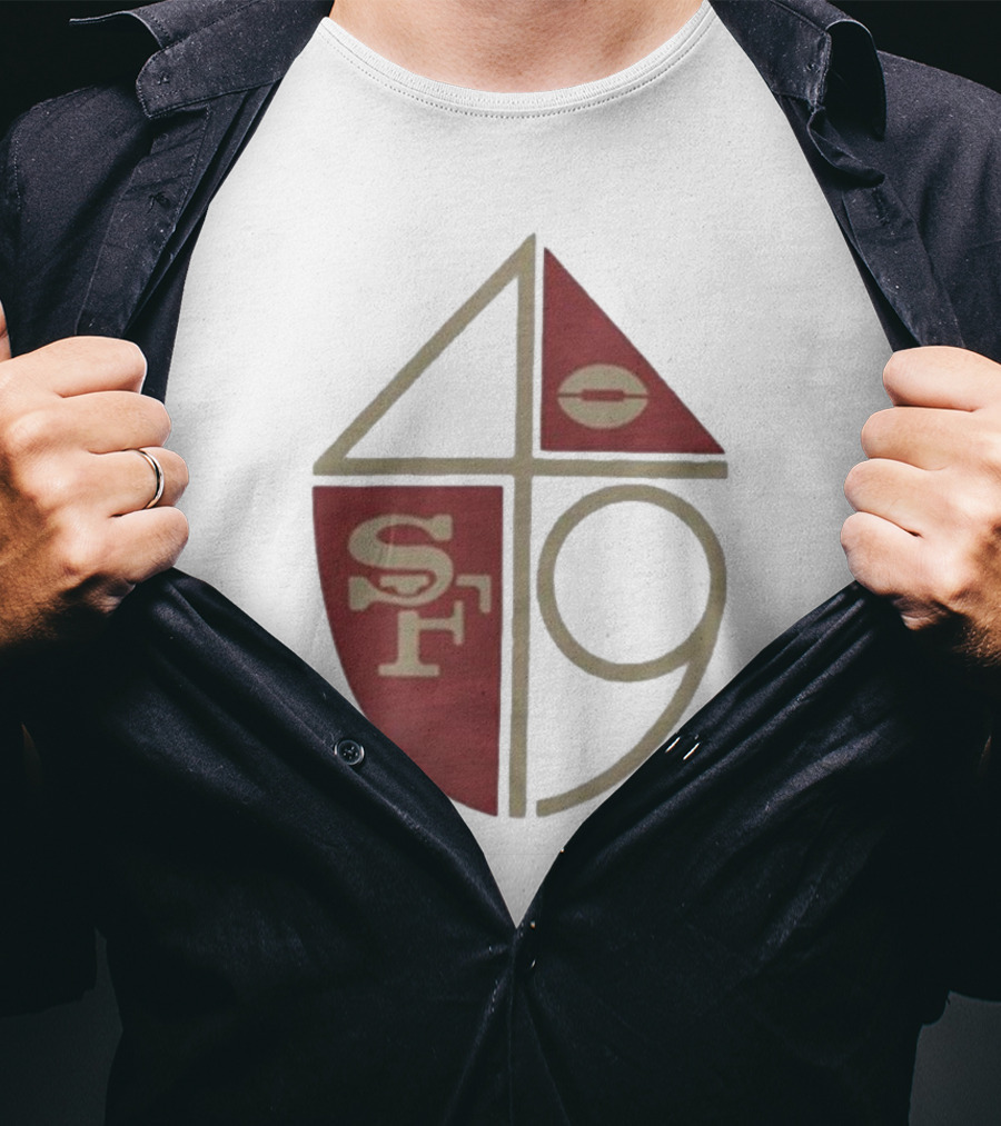 San Francisco 49ers Vintage 1965 SF 49 Iconic Emblem T-Shirt
