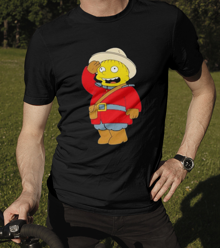 The Simpsons Ralph Mountie Canada Costume T-Shirt