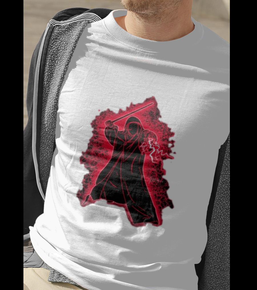 Lord Senator Thunder Dark Force Power Lightsaber Lightning T-Shirt