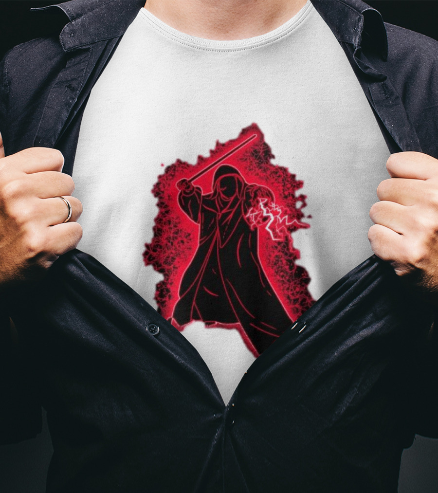 Lord Senator Thunder Dark Force Power Lightsaber Lightning T-Shirt