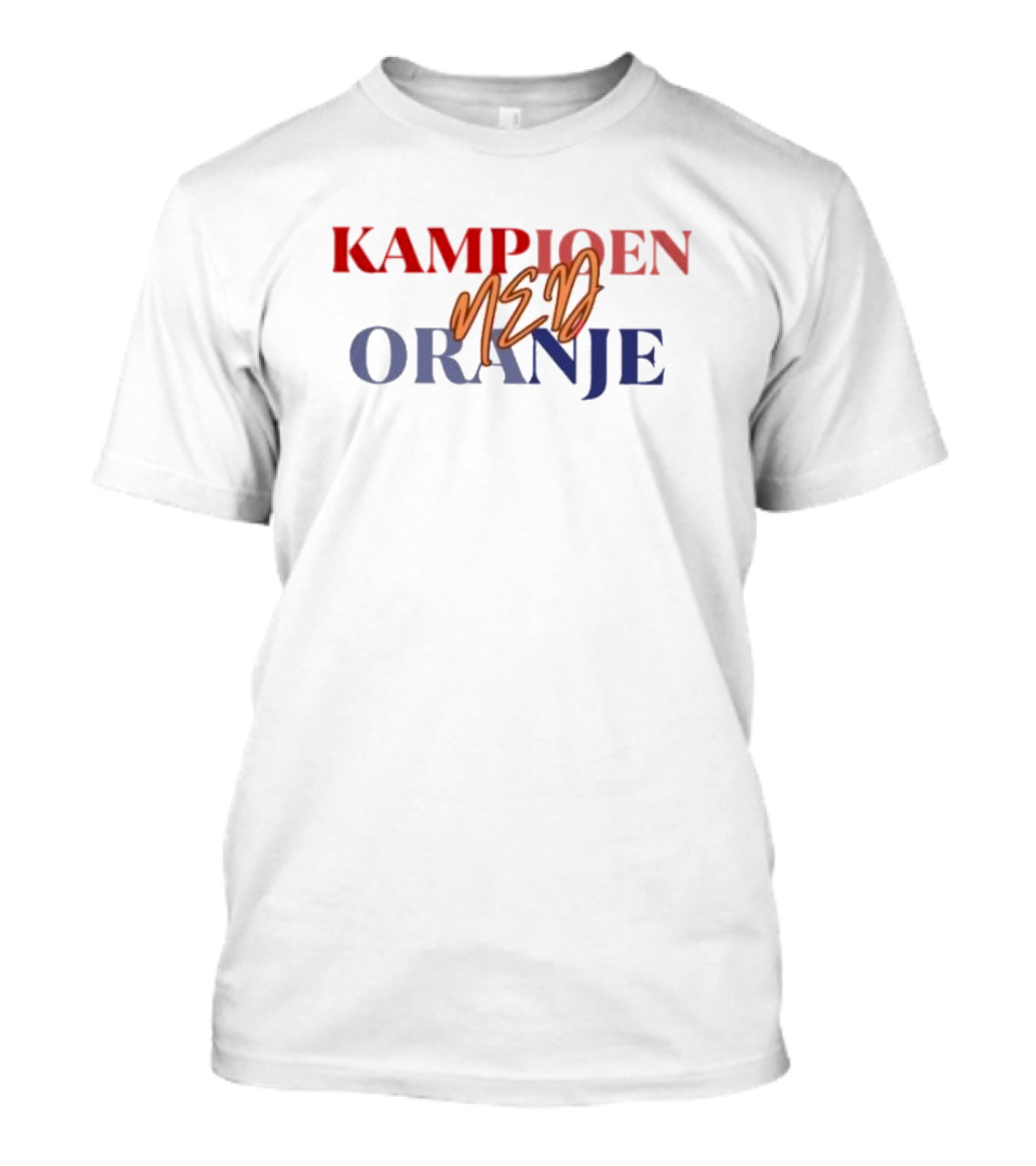 Kampioen Neder Oranje Pays-bas Champion T-Shirt