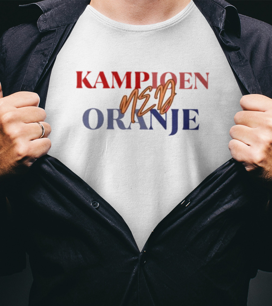 Kampioen Neder Oranje Pays-bas Champion T-Shirt