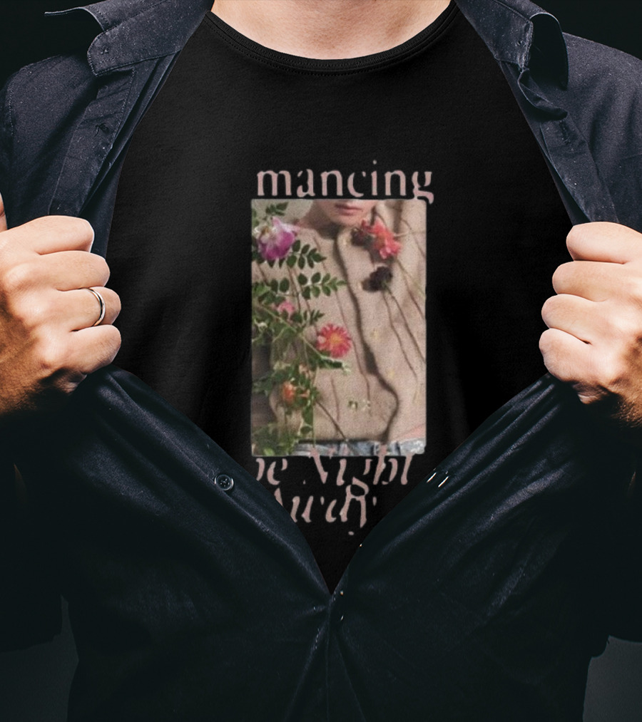 Romancing The Night Away Floral Slow Dancing T-Shirt