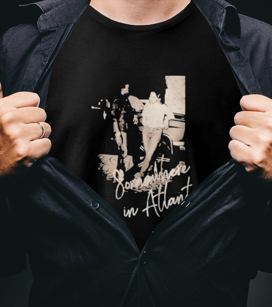 Somewhere In Atlanta Retro Car Scene T-Shirt