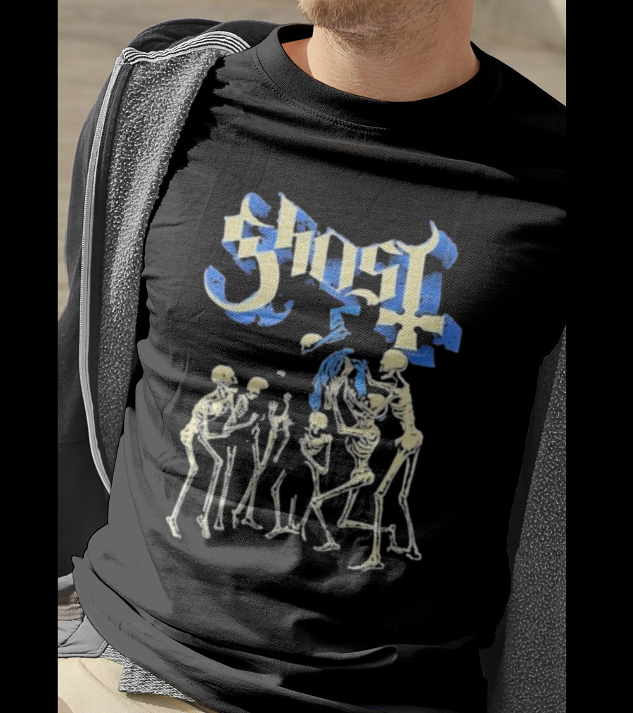 Ghost Band Skeletons Ritual Scene T-Shirt