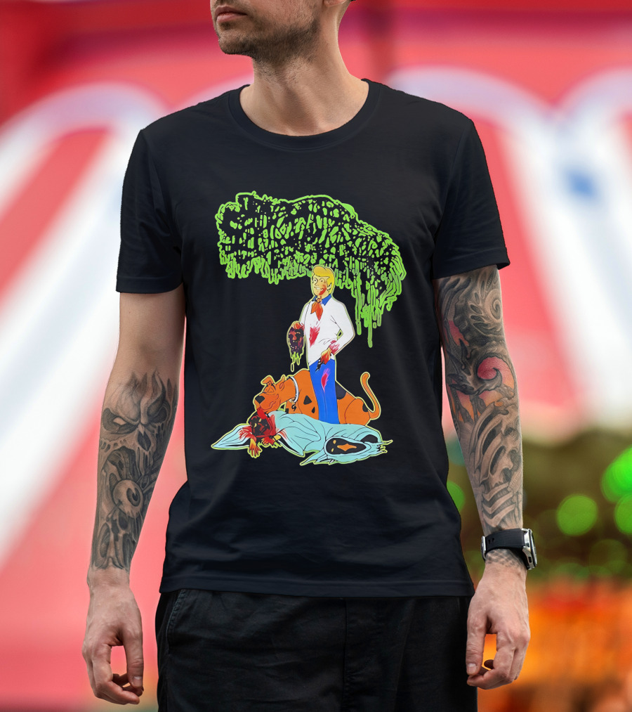 Sanguisugabogg Scooby Doo Fred Jones Horror Mashup T-Shirt