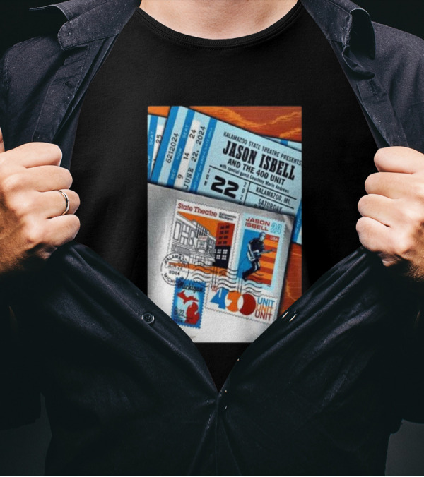 Jason Isbell And The 400 Unit Live At Kalamazoo State Theatre Jun 22 T-Shirt