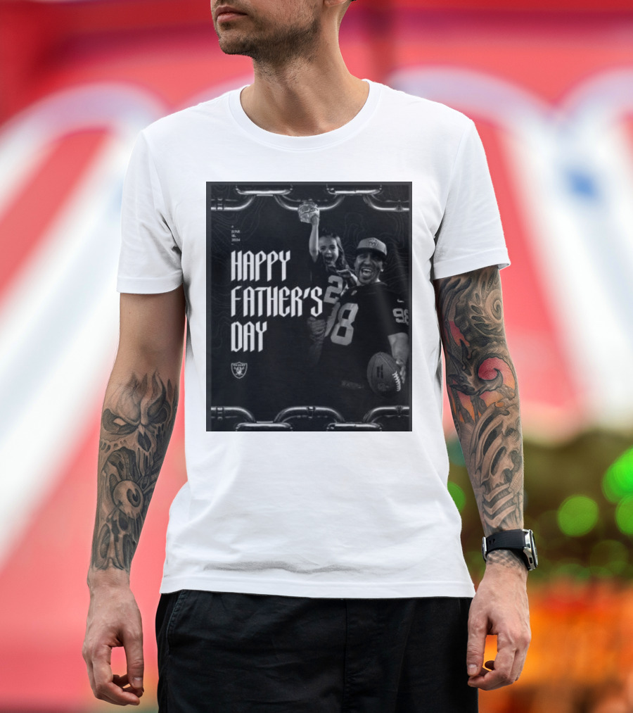 June 16 2024 Las Vegas Raiders Happy Father’s Day T-Shirt