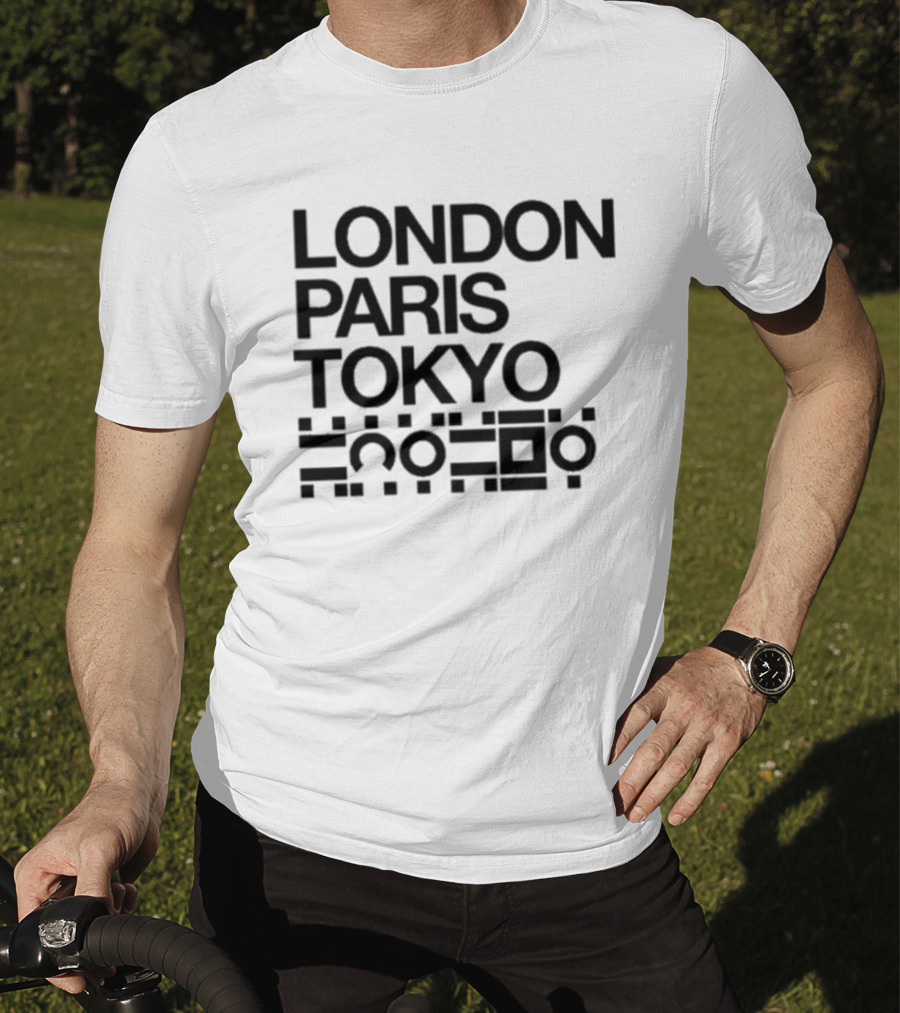 LONDON PARIS TOKYO KRAKOA X-Men Quiet Council Kryptonian Language T-Shirt