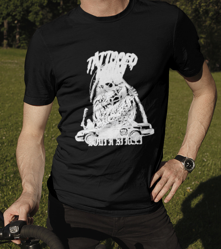 Tattooed Mom South Street Skeleton Car T-Shirt