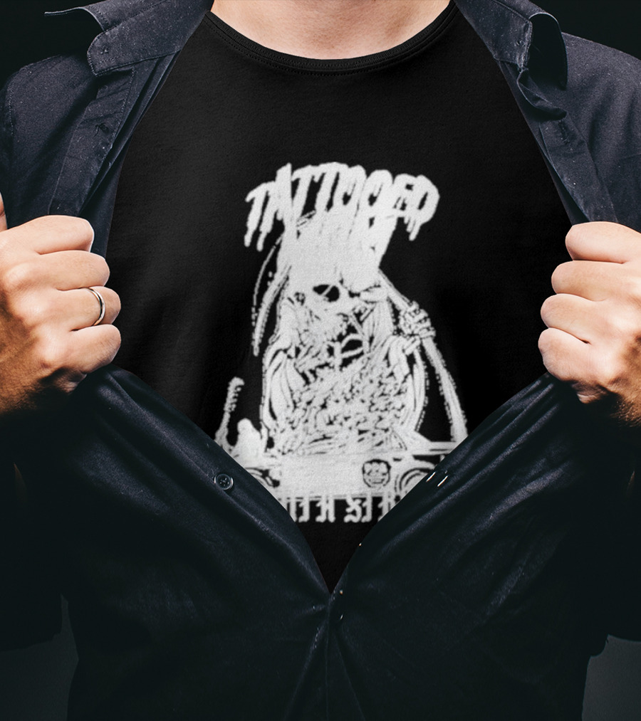 Tattooed Mom South Street Skeleton Car T-Shirt