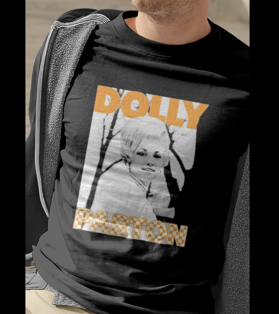 Dolly Parton Retro Black And White Tennessee T-Shirt