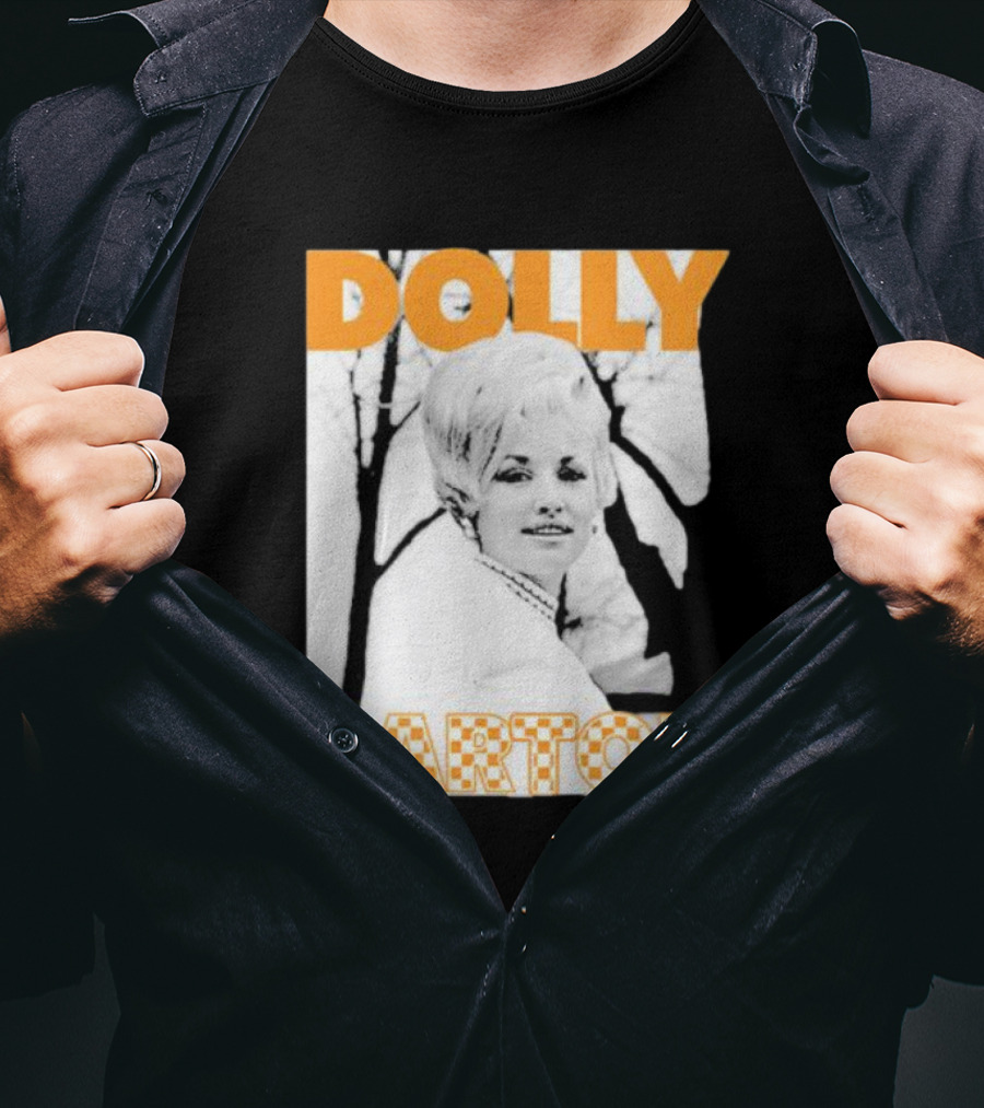 Dolly Parton Retro Black And White Tennessee T-Shirt