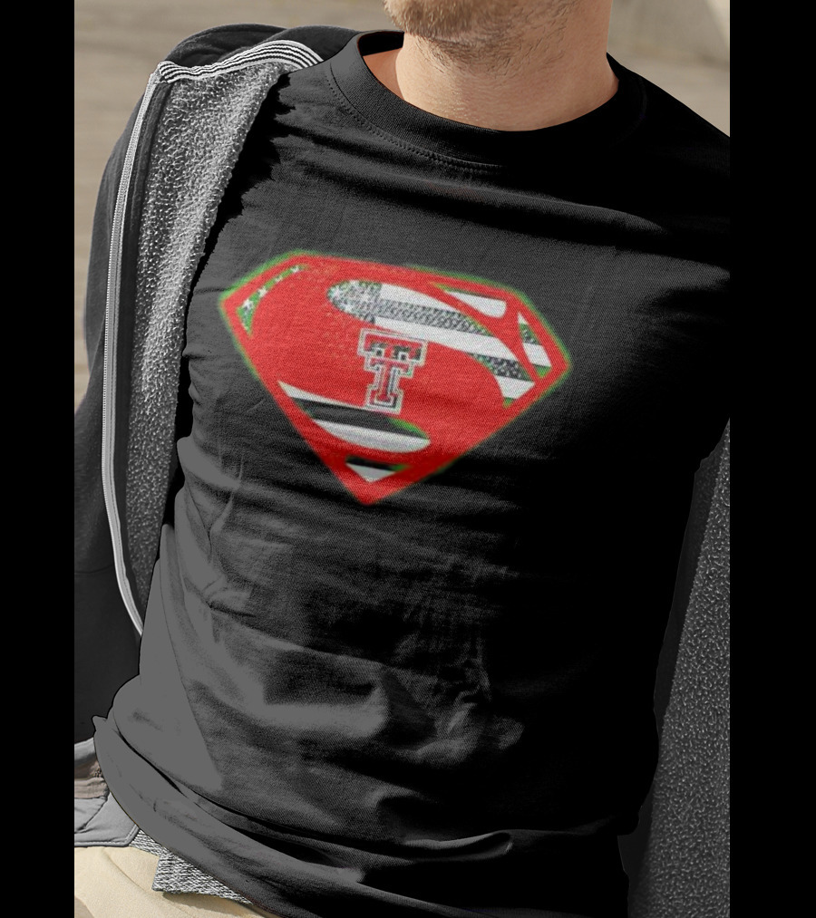 Texas Tech Red Raiders TT Superman T-Shirt