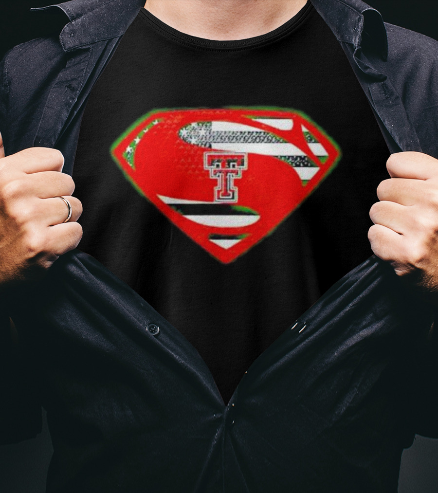 Texas Tech Red Raiders TT Superman T-Shirt