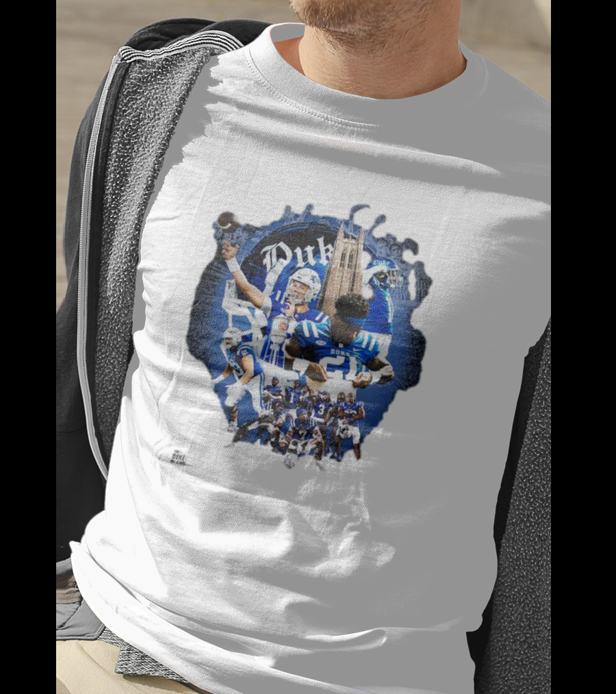 Duke Football Team Celebration Images Tower T-Shirt