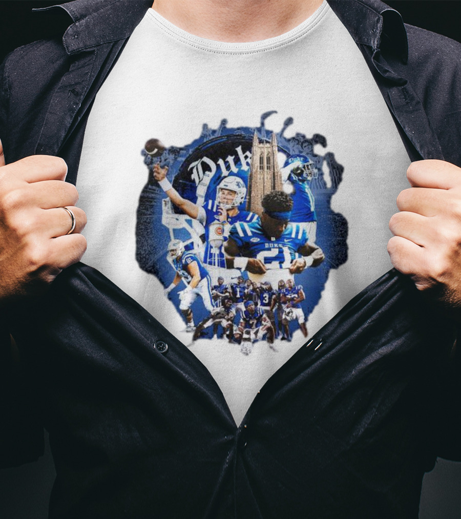 Duke Football Team Celebration Images Tower T-Shirt