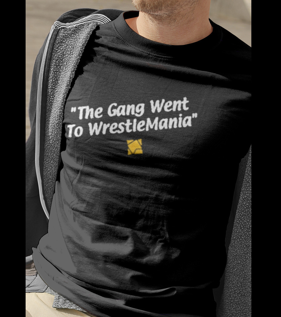 The Gang Went To WrestleMania Charlie Brown Zigzag T-Shirt