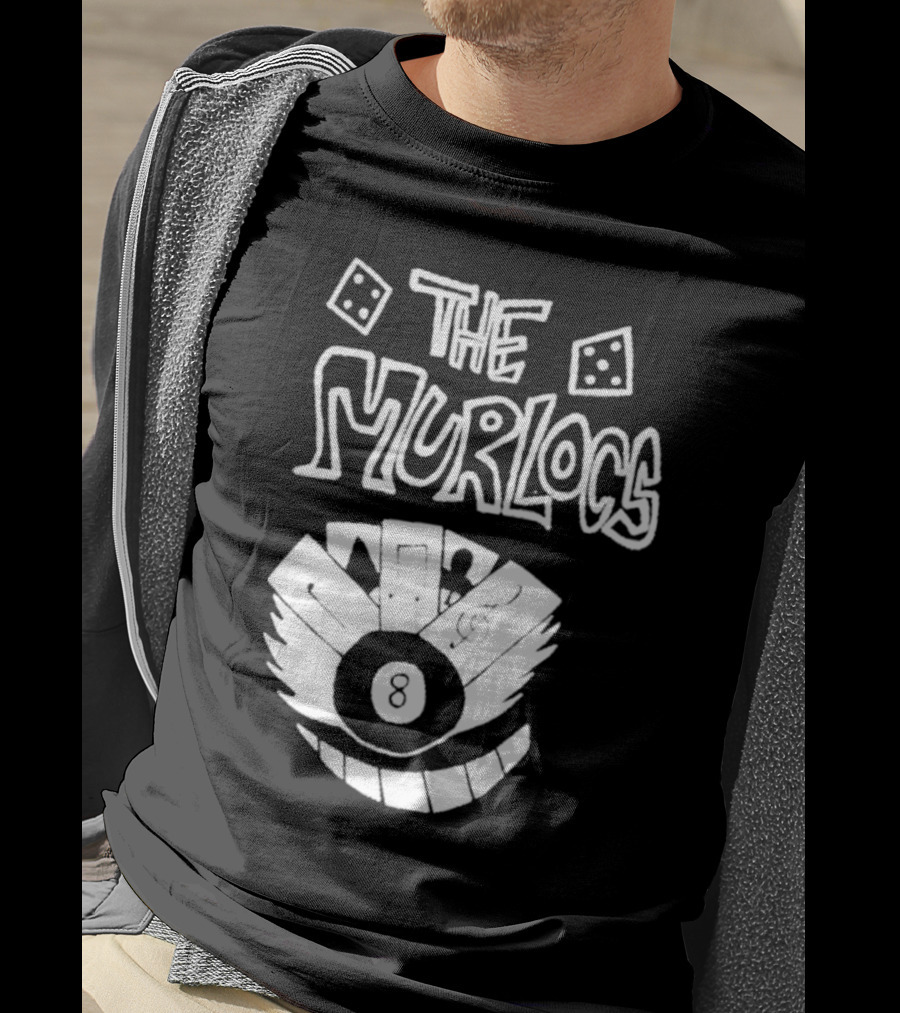The Murlocs Playing Cards 8 Ball T-Shirt