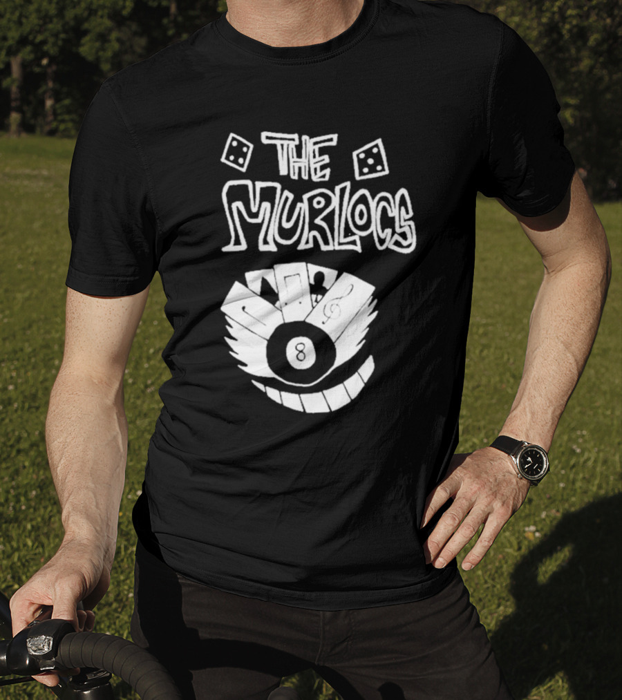 The Murlocs Playing Cards 8 Ball T-Shirt