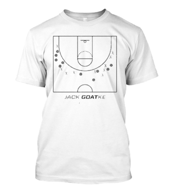 The NIL Store Jack Goatke Basketball Court Diagram From Three T-Shirt