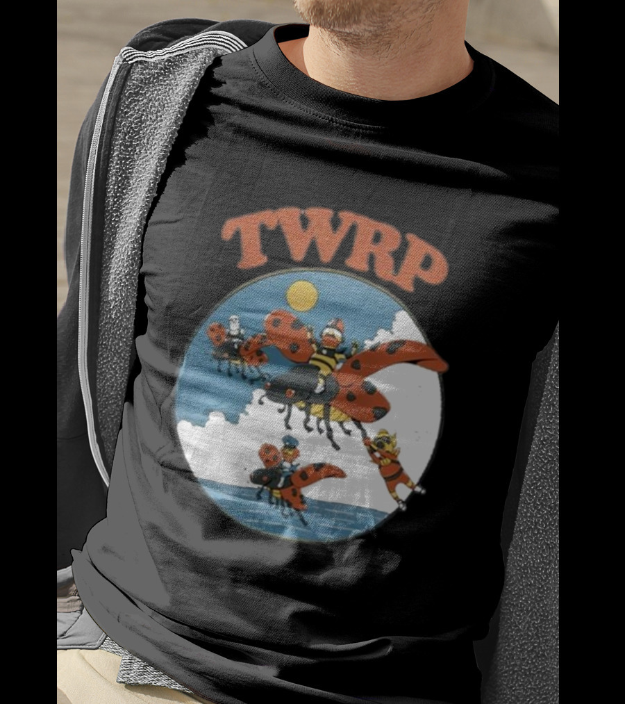 TWRP Band Riding Giant Ladybugs Under The Sun T-Shirt