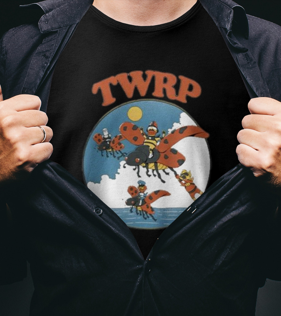 TWRP Band Riding Giant Ladybugs Under The Sun T-Shirt
