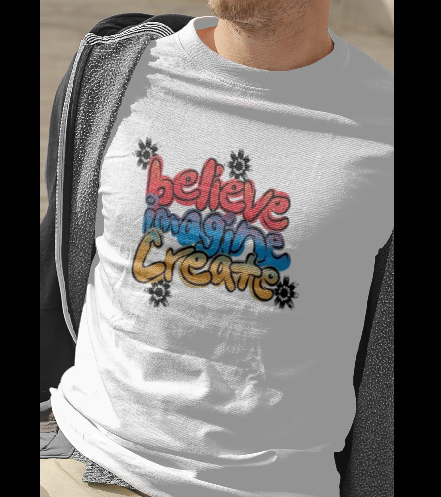 Believe Imagine Create Vic Garcia T-Shirt