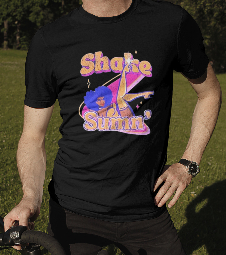 Zero Fatigue Shake Sumn Vibrant Retro Dance Vibes T-Shirt