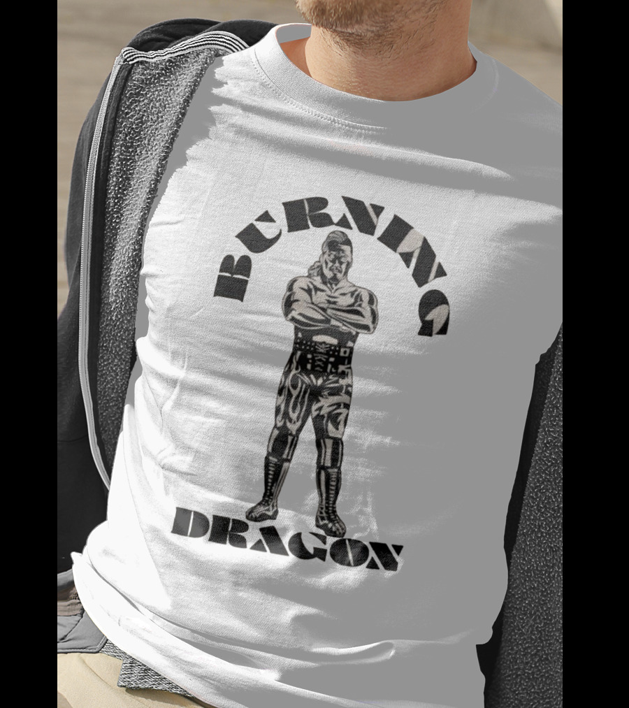 Burning Dragon Shingo Takagi Wrestling T-Shirt