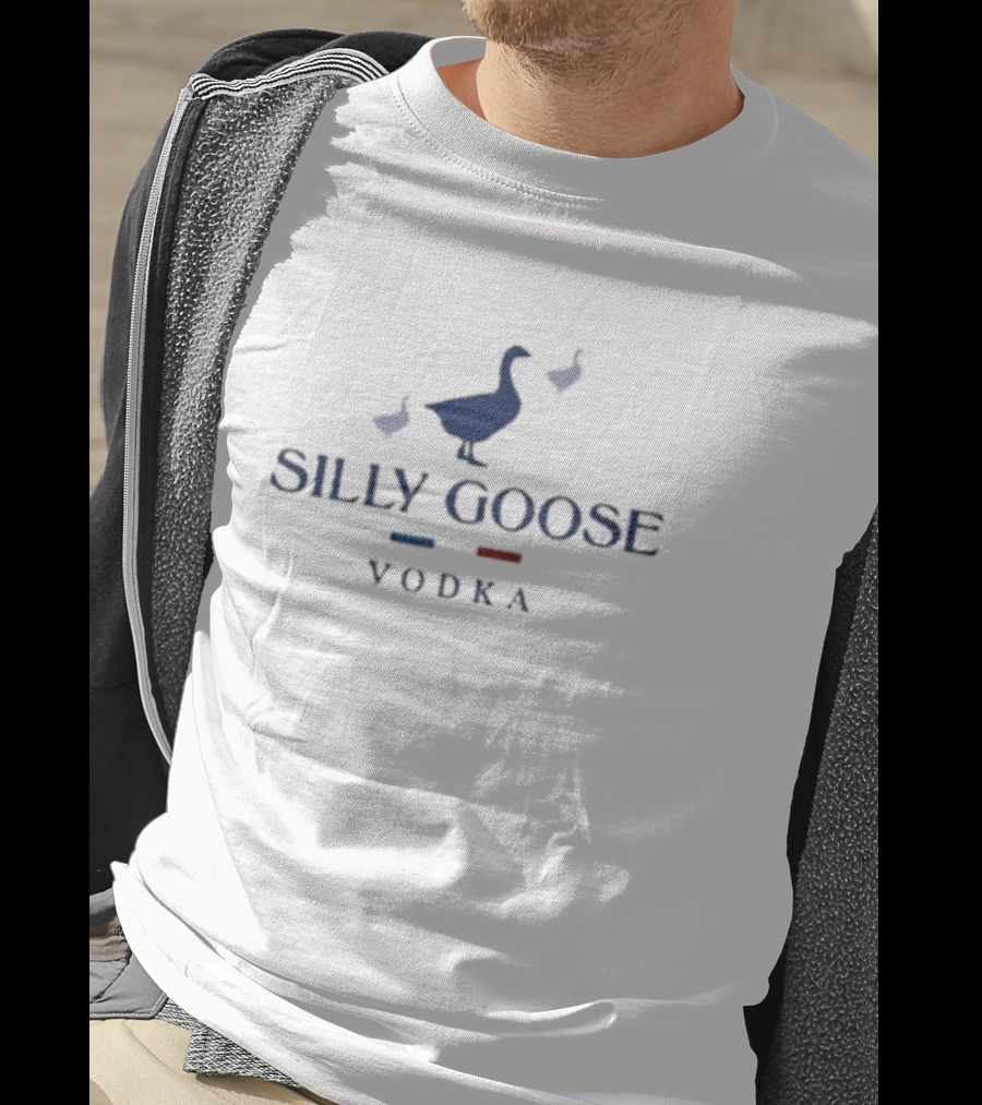 Silly Goose Vodka Logo With Goose T-Shirt