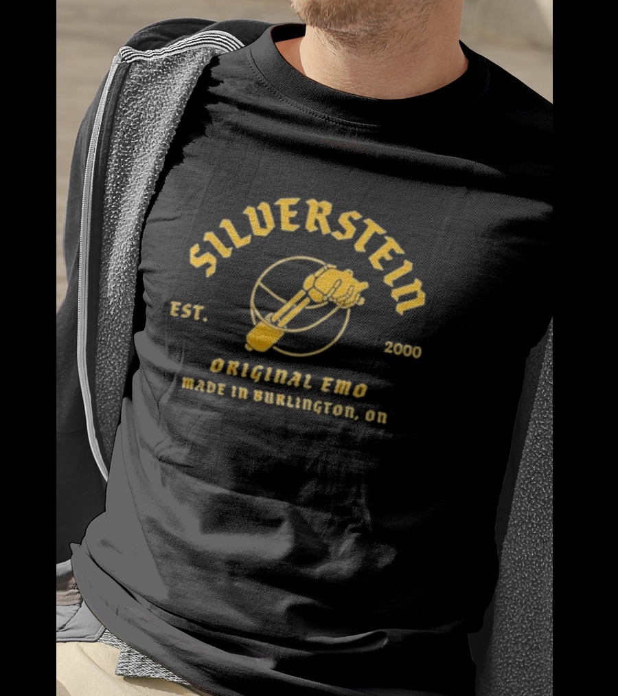 Silverstein Original Emo Made In Burlington ON Est 2000 T-Shirt