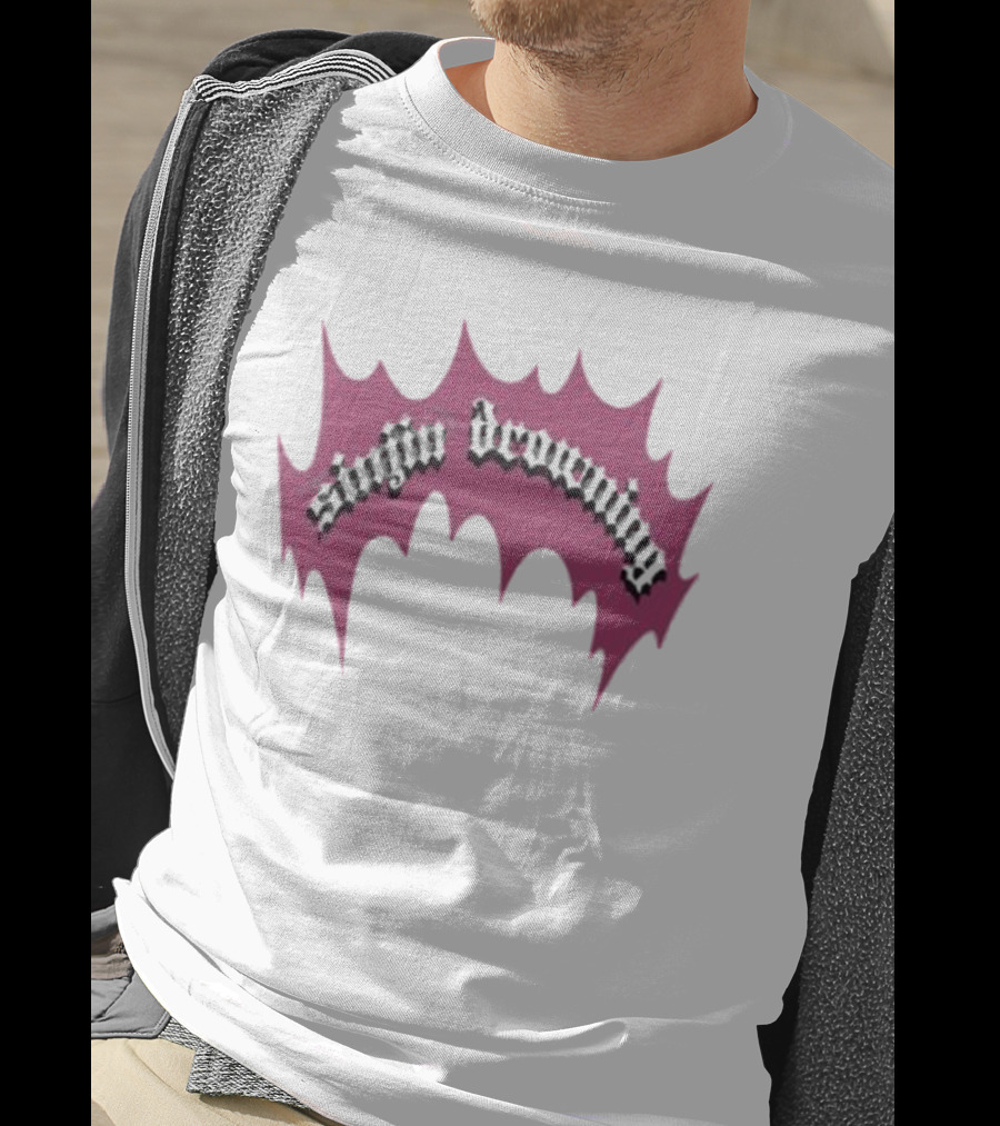 Sinjin Drowning Pink Burst T-Shirt