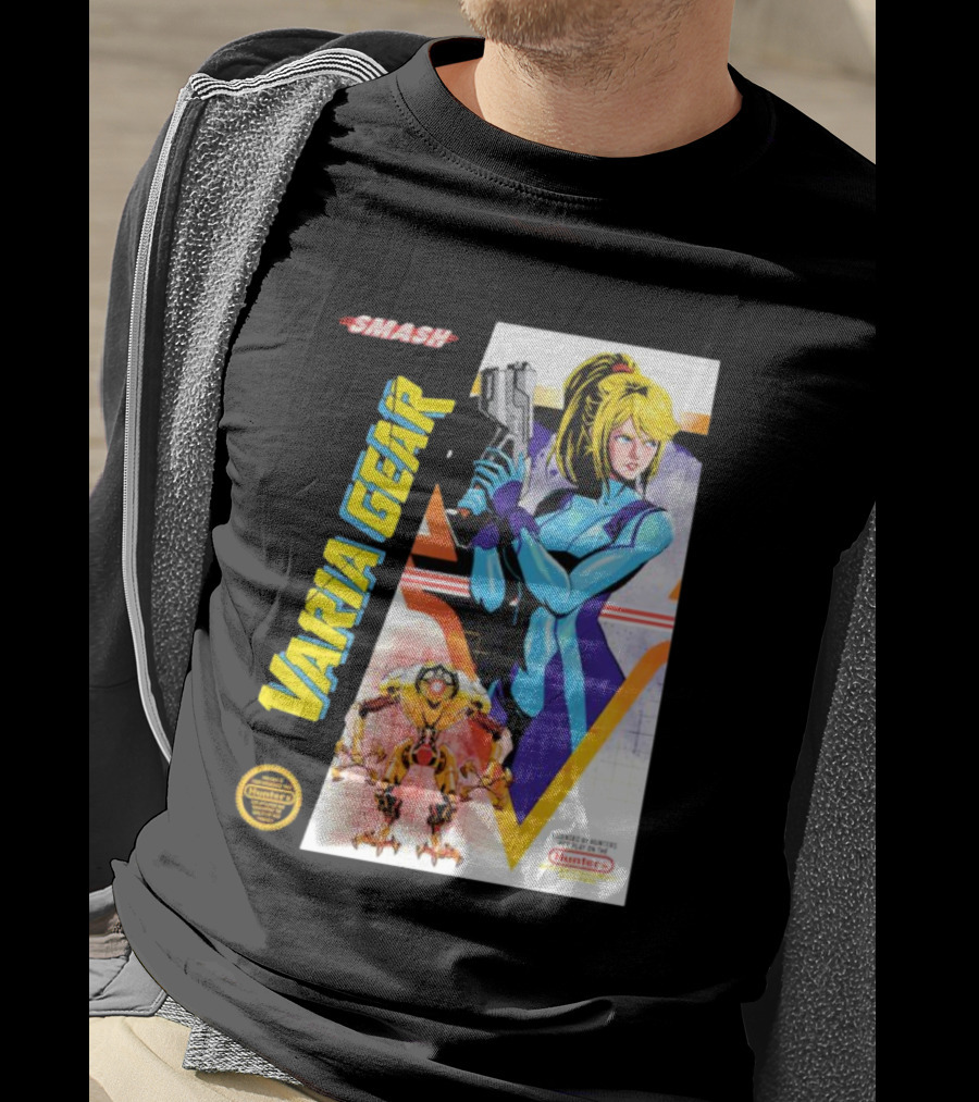 Smash Varia Gear Zero Suit Hunter Chronicles T-Shirt
