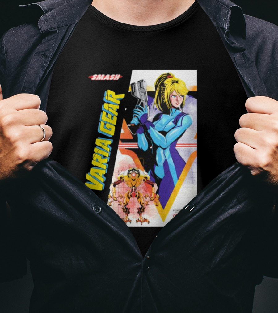 Smash Varia Gear Zero Suit Hunter Chronicles T-Shirt