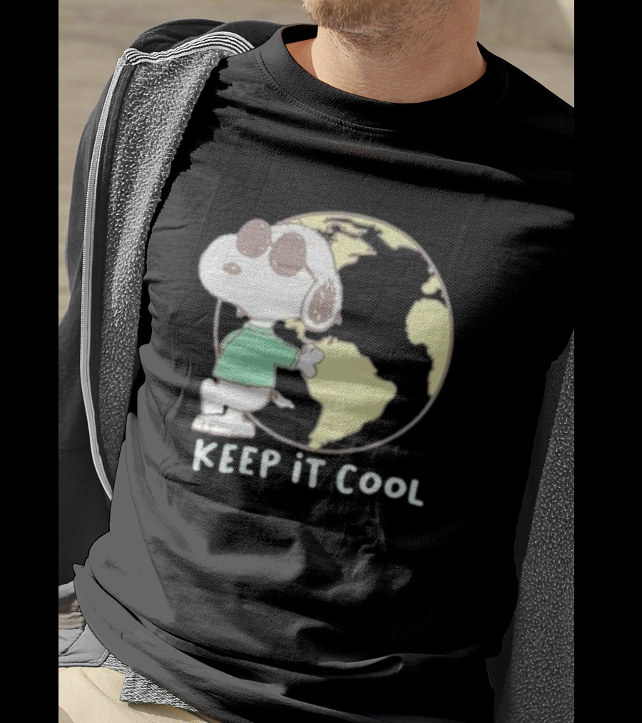 Snoopy Keep It Cool Earth Character T-Shirt