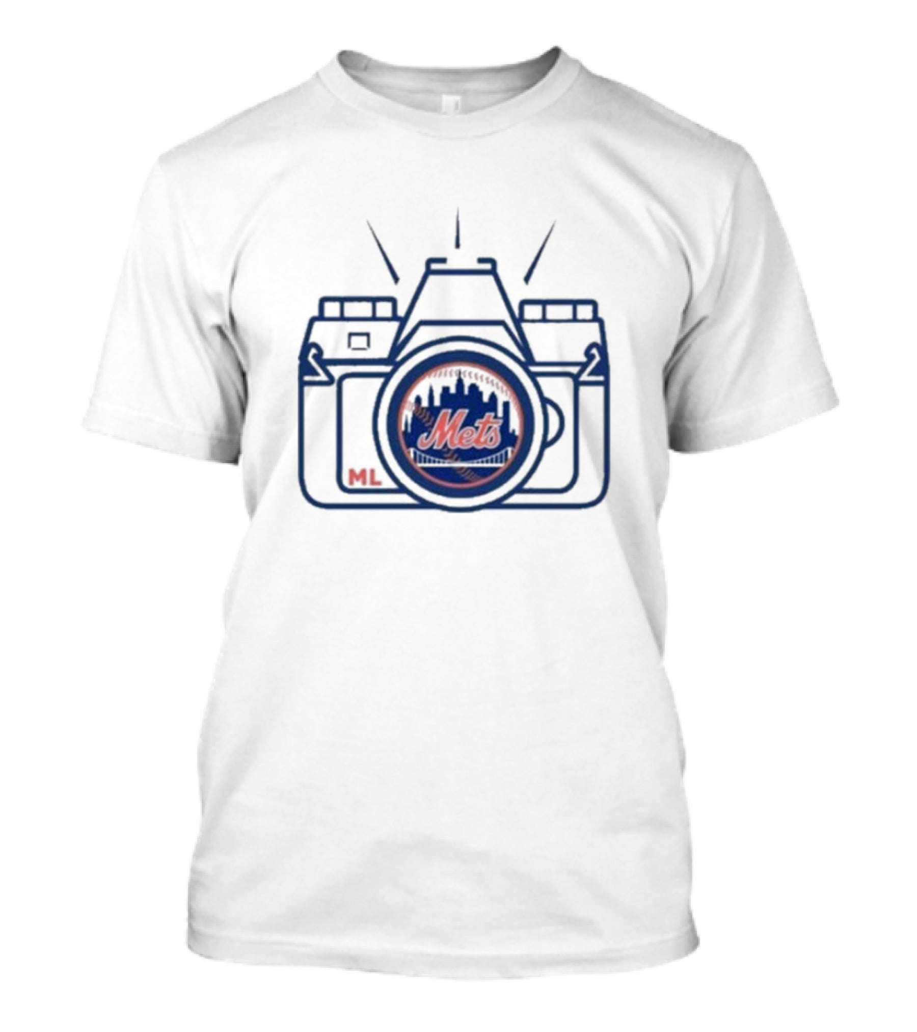 Mets Marc Levine ML Camera T-Shirt