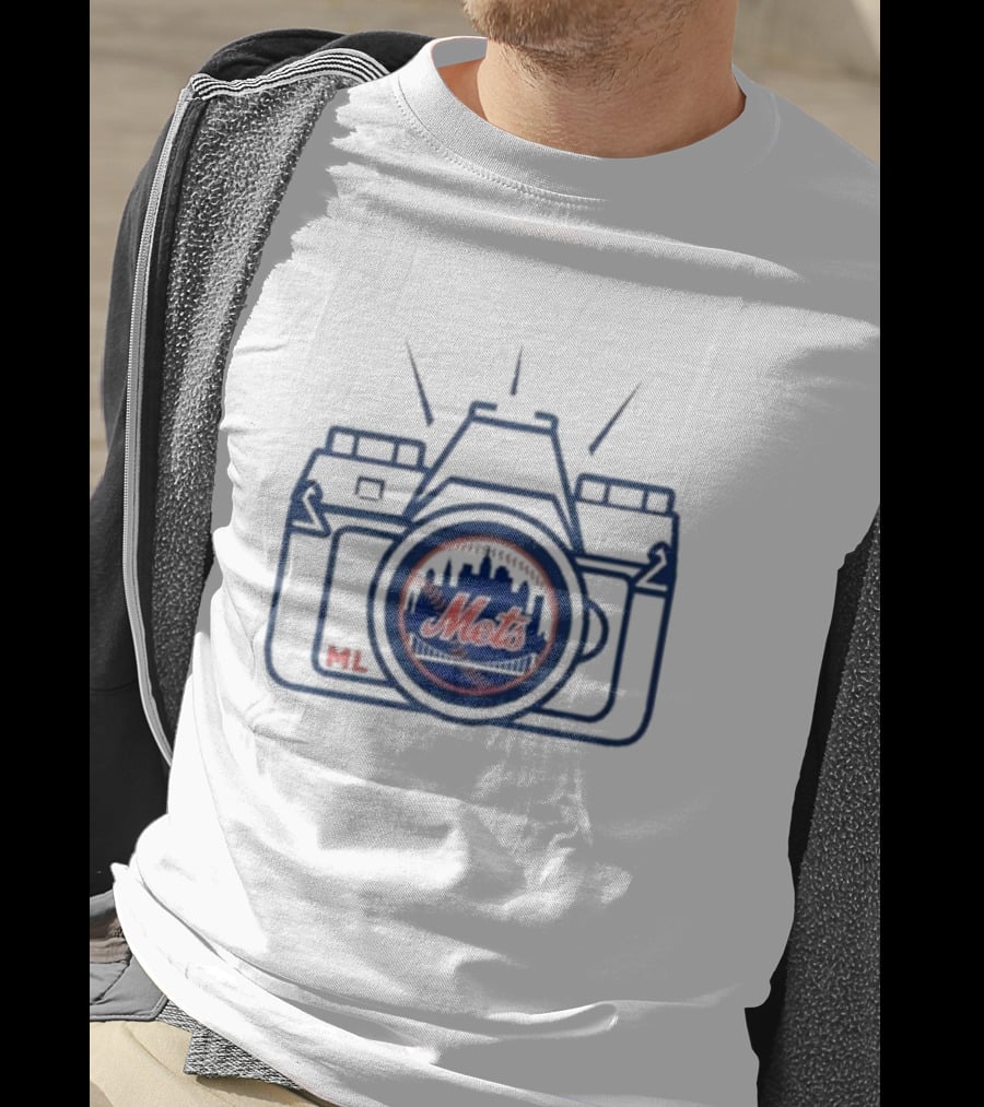 Mets Marc Levine ML Camera T-Shirt