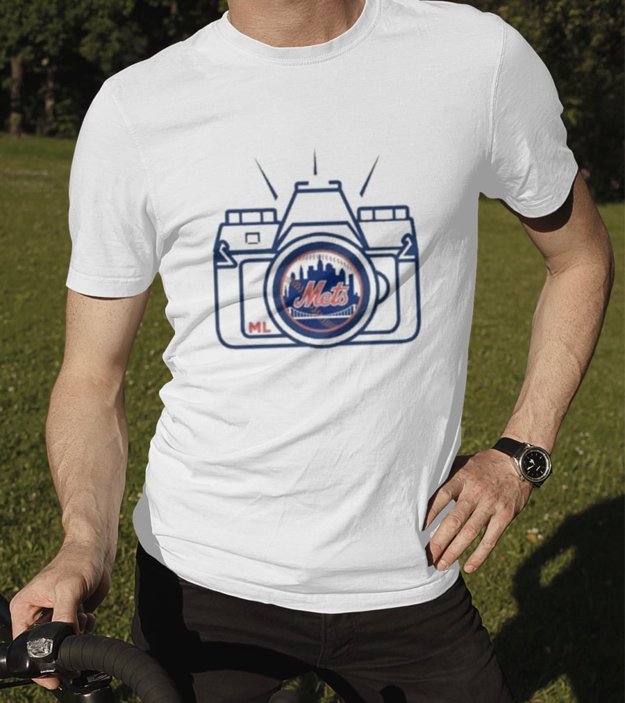 Mets Marc Levine ML Camera T-Shirt