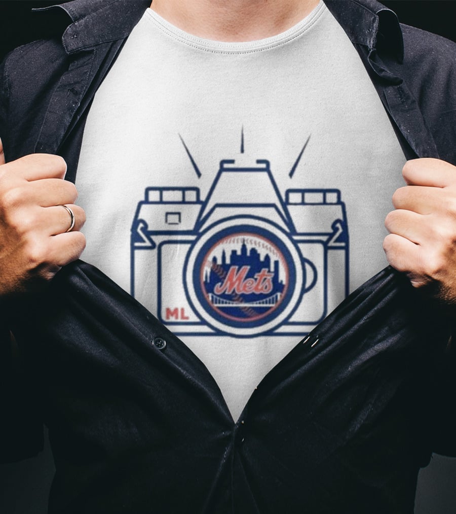 Mets Marc Levine ML Camera T-Shirt