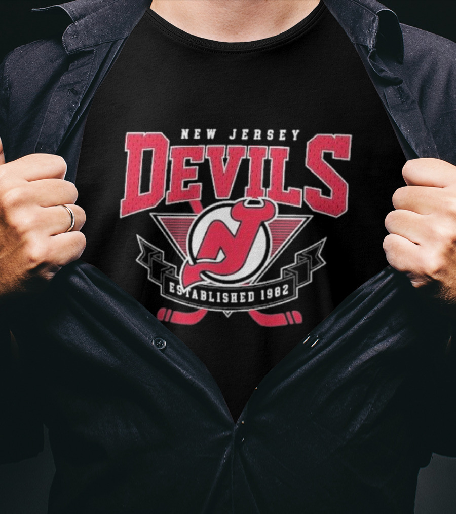 New Jersey Devils Established 1982 Team T-Shirt