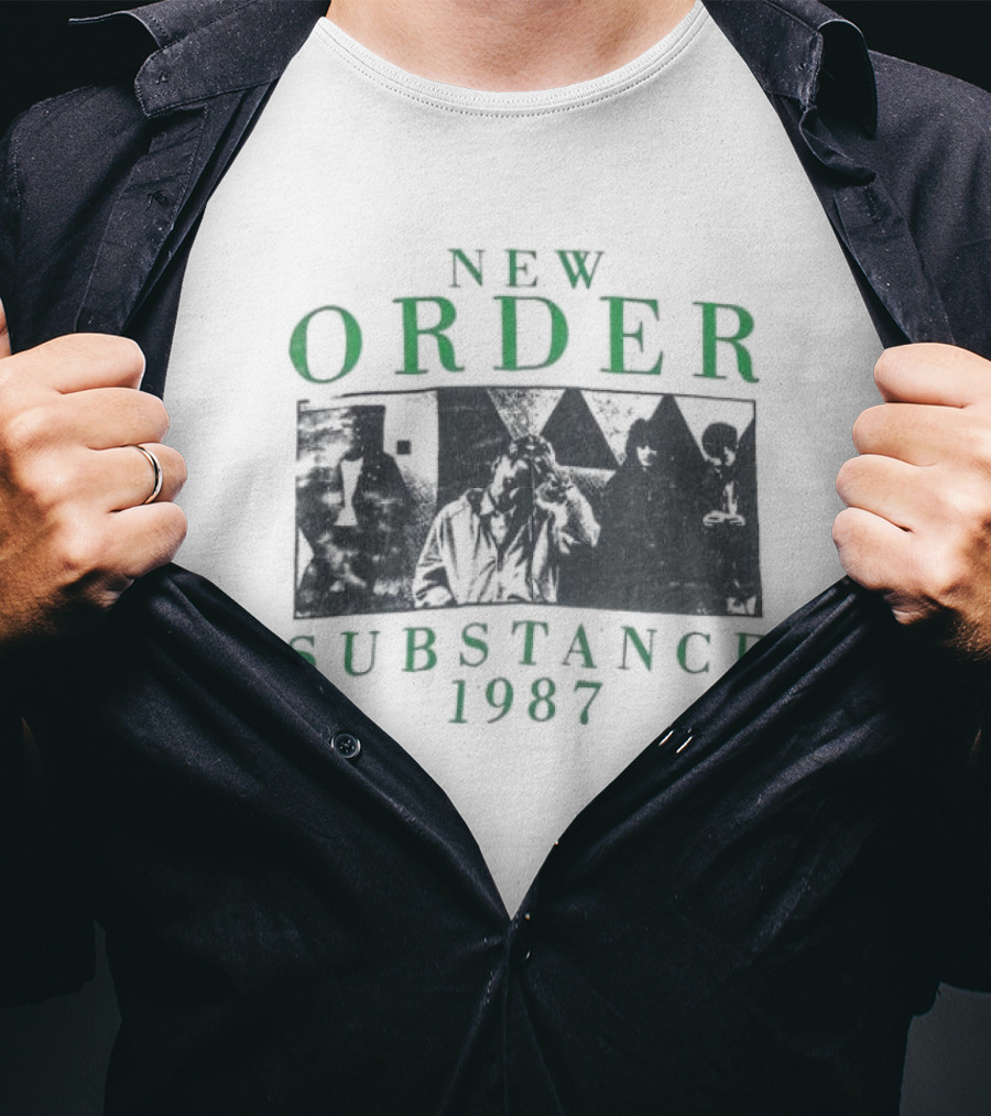 New Order Substance 1987 Album Cover T-Shirt
