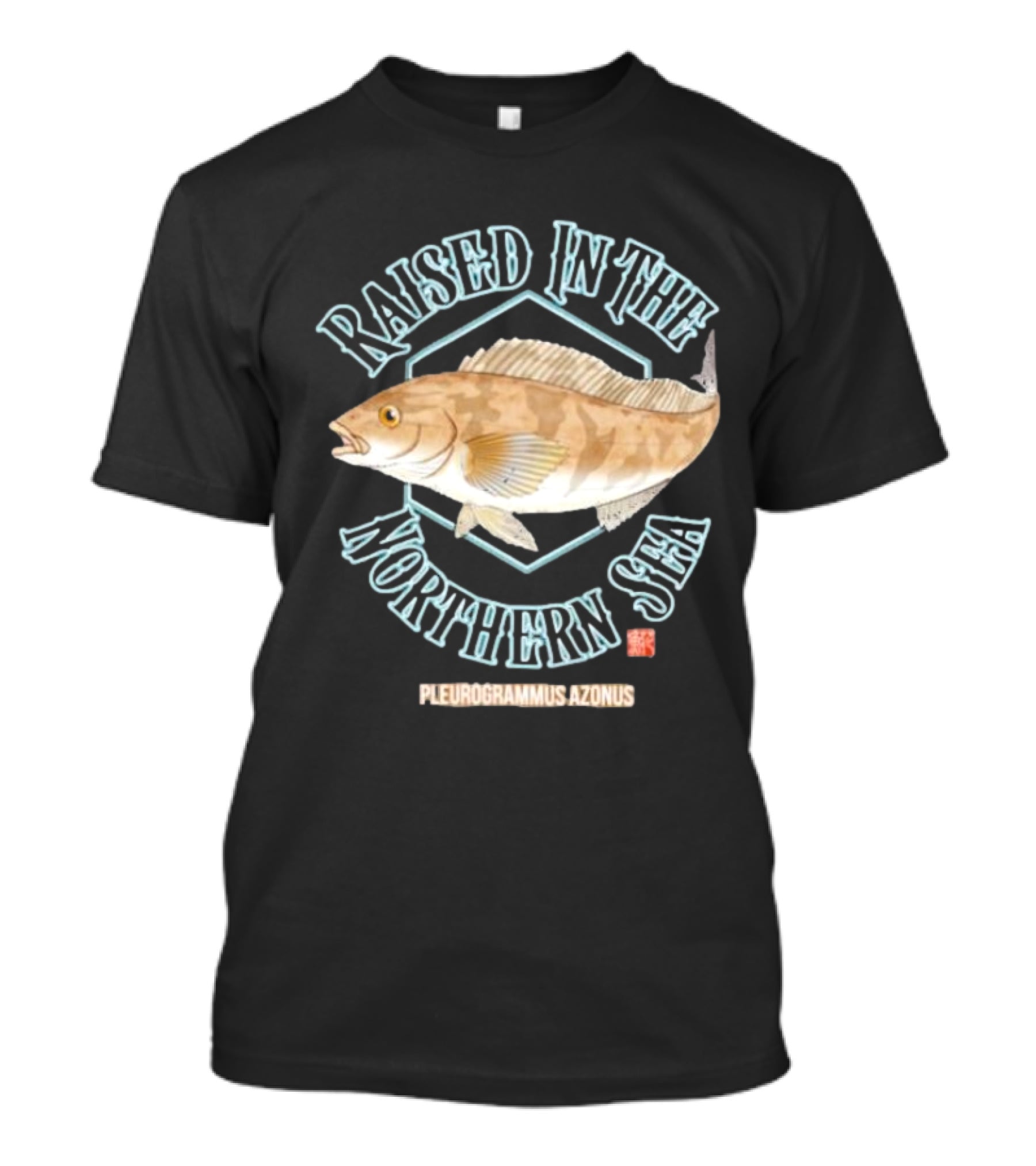 Raised In The Northern Sea Pleurogrammus Azonus Fish T-Shirt